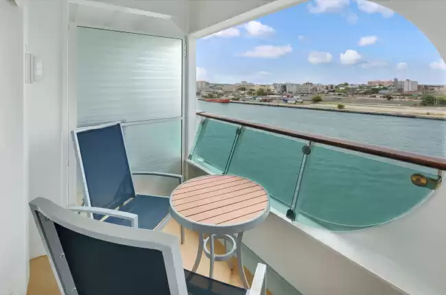 Cabina con balcone